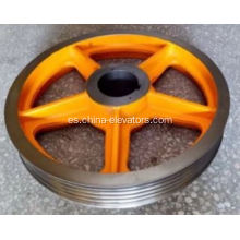 Polea de tracción de 514 mm / 614 mm / 724 mm para ascensores Hitachi